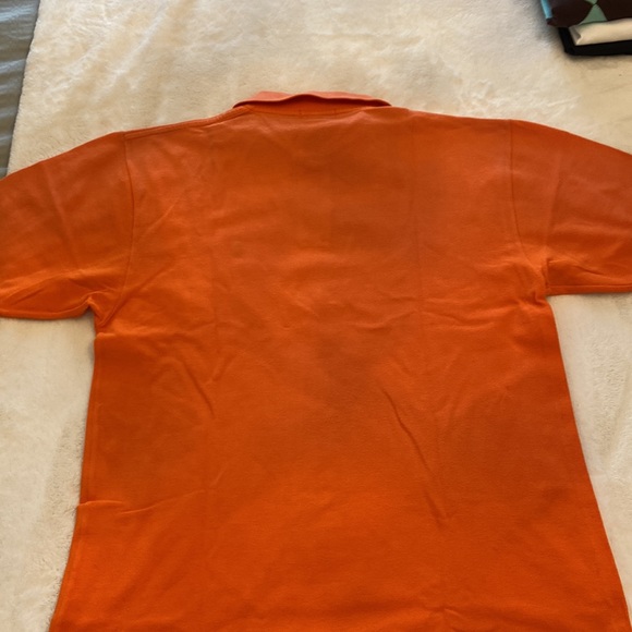 Polo by Ralph Lauren youth XL/ mens small in orange polo 2 button - Picture 4 of 4